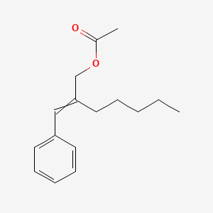 Chemical structure of α-Amylcinnamyl Acetate
