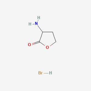 Chemical structure of Homoserine lactone hydrobromide