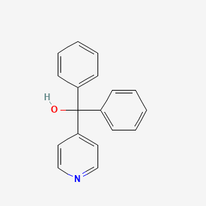 Chemical structure of α,α-Diphenyl-4-pyridylmethanol