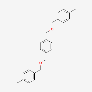 Chemical structure of α,α'-Bis(4-methylbenzyloxy)-p-xylene
