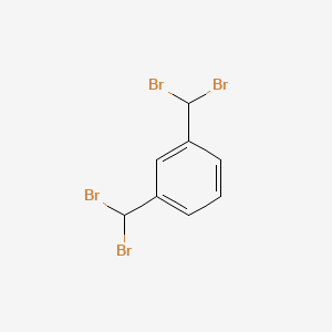 Chemical structure of α,α,α',α'-Tetrabromo-m-xylene
