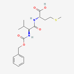 Chemical structure of Z-VAL-MET-OH