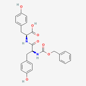 Chemical structure of Z-Tyr-Tyr-OH