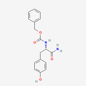 Chemical structure of Z-Tyr-NH2