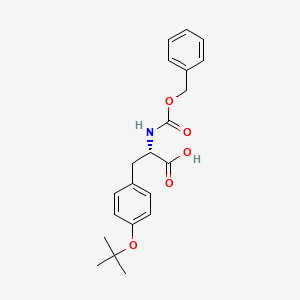 Chemical structure of Z-Tyr(tBu)-OH