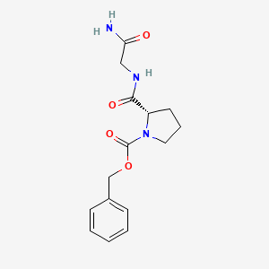 Chemical structure of Z-Pro-Gly-NH2