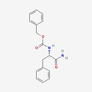 Chemical structure of Z-Phe-Nh2