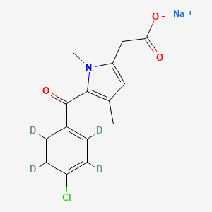 Chemical structure of Zomepirac-d4 sodium salt