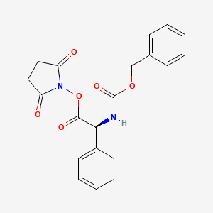 Chemical structure of Z-L-Phg-OSu