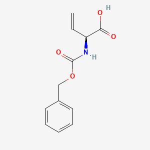 Chemical structure of Z-L-Alpha-vinyl-glycine