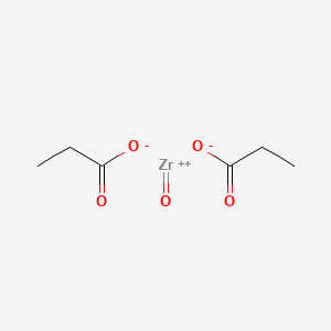 Chemical structure of ZIRCONYLPROPIONATE