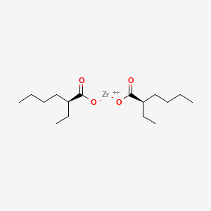 Chemical structure of Zirconyl2-ethylhexanoate