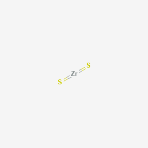 Chemical structure of Zirconium Sulfide