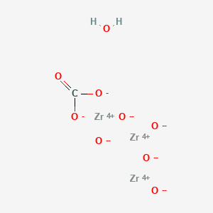 Chemical structure of Zirconium carbonate oxide