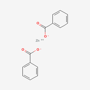 Chemical structure of Zinc benzoate