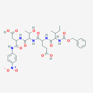 Chemical structure of Z-IETD-pNA(GRANZYME B SUBSTRATE I)