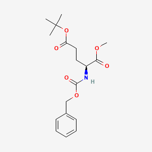 Chemical structure of Z-Glu(OtBu)-OMe