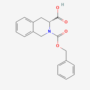 Chemical structure of Z-D-Tic-OH