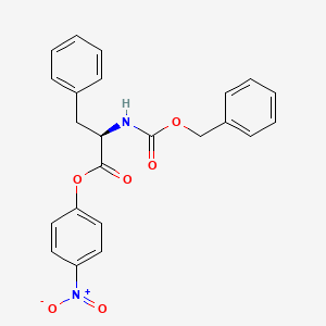 Chemical structure of Z-D-Phe-ONp