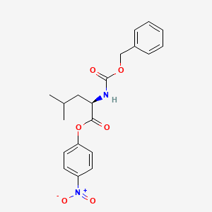 Chemical structure of Z-D-Leu-onp