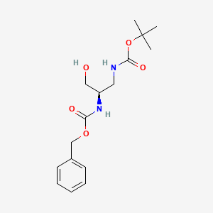 Chemical structure of Z-D-Dap(Boc)-ol