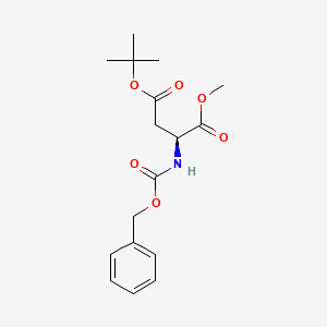 Chemical structure of Z-Asp(OtBu)-OMe