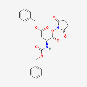 Chemical structure of Z-Asp(OBzl)-OSu