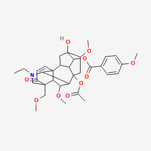 Chemical structure of Yunaconitoline