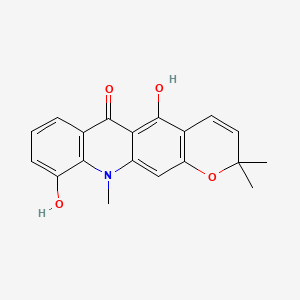 Chemical structure of Yukocitrine