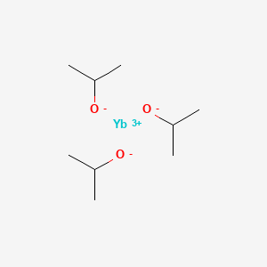 Chemical structure of Ytterbium(III) Isopropoxide