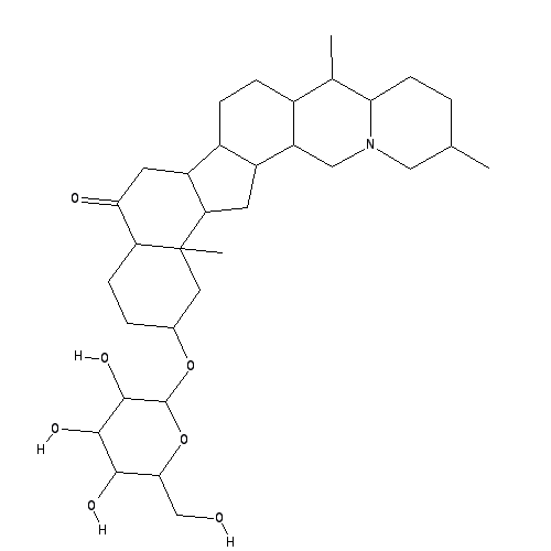 Chemical structure of Yibeinoside A