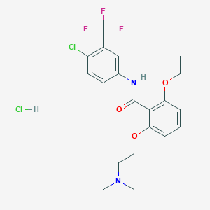 Chemical structure of YF-2 hydrochloride