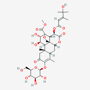Chemical structure of Yadanzioside L