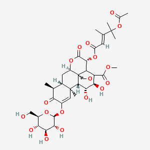 Chemical structure of Yadanzioside G