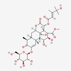 Chemical structure of Yadanzioside C