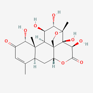 Chemical structure of Yadanziolide C