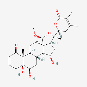 Chemical structure of Withaphysalin S