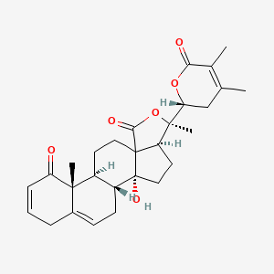 Chemical structure of Withaphysalin A