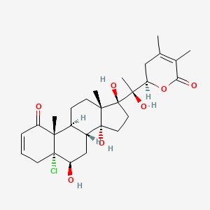 Chemical structure of Withanolide C