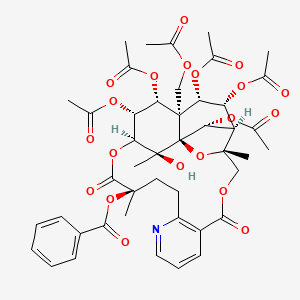 Chemical structure of Wilfornine A