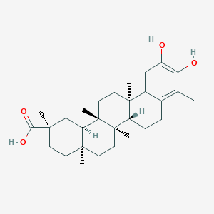 Chemical structure of wilforic acid A