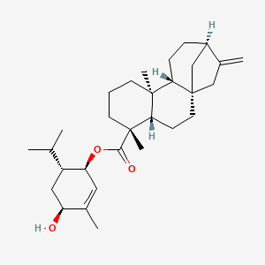 Chemical structure of Wedelobatin A