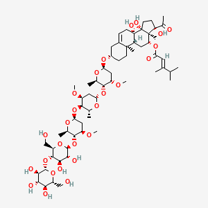 Chemical structure of Wallicoside
