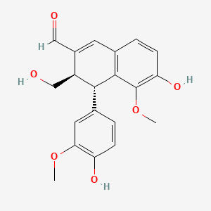 Chemical structure of Vitedoin A