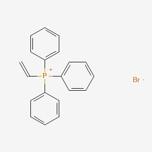 Chemical structure of Vinyltriphenylphosphonium bromide