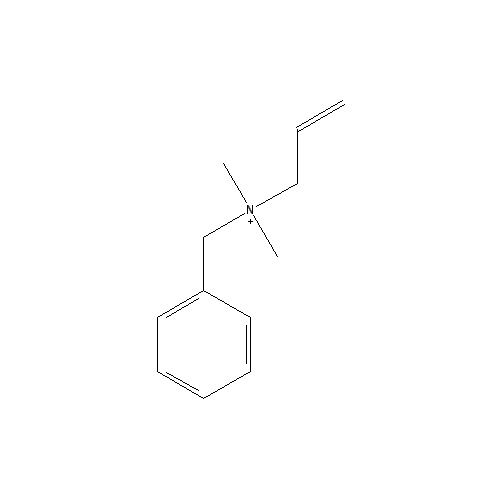 Chemical structure of Vinylbenzyl trimethylammonium chloride