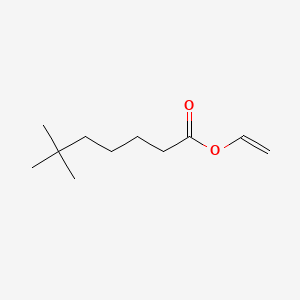 Chemical structure of VINYL NEONONANOATE