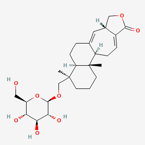 Chemical structure of Viburnumoside