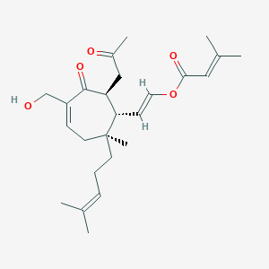 Chemical structure of Vibsanin C