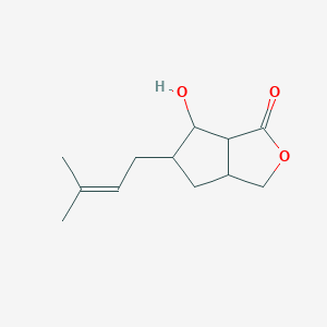 Chemical structure of Vibralactone K